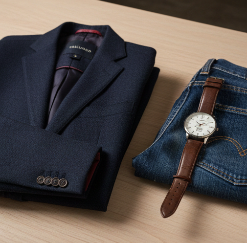 The Tailored Wool-Blend Blazer