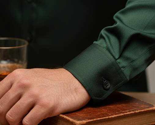 Silk Button-Down Shirt - Image 4