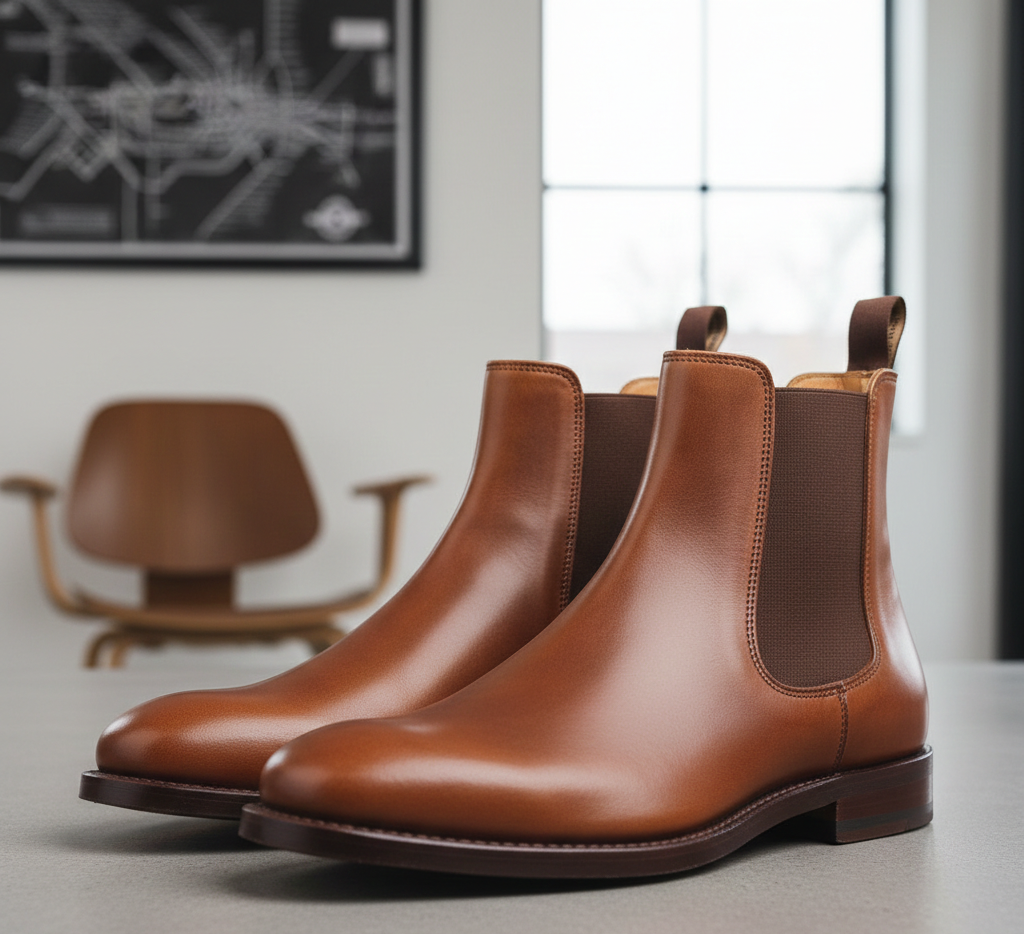 Handcrafted Leather Chelsea Boots